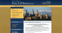 Desktop Screenshot of demiliolaw.com